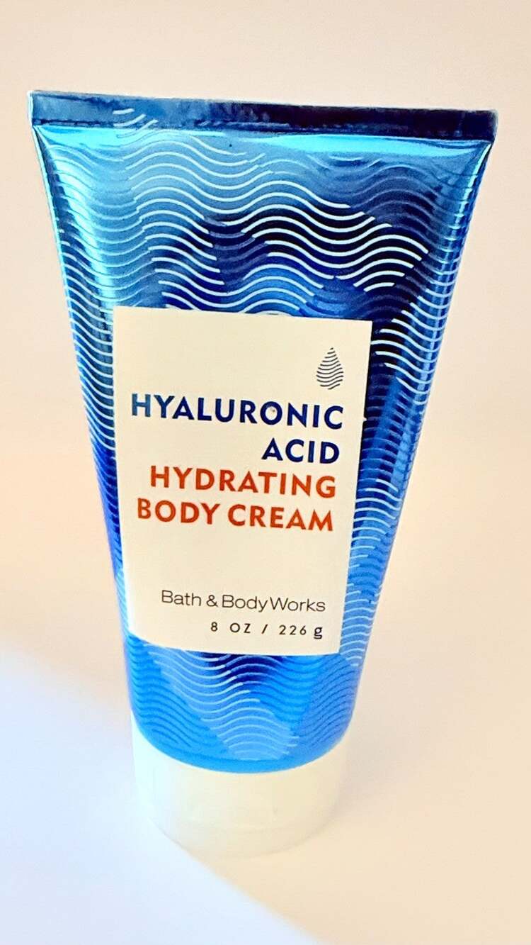 HYALURONIC ACID BATH AND BODY WORKS HYDRATING BODY CREAM 8.0 OZ